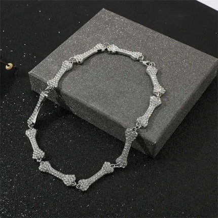 Men Hip Hop Full Rhinestone King Queen Pendants Necklaces Bling Bling Iced Out Cuban Link Chain Hiphop Necklace Men Jewelry Gift