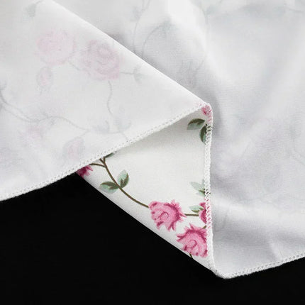 Clacive Summer Slim Print Women's Dress 2024 Sexy V-Neck Short Sleeve Mini Dresses Elegant High Waist Pleated Female Dress
