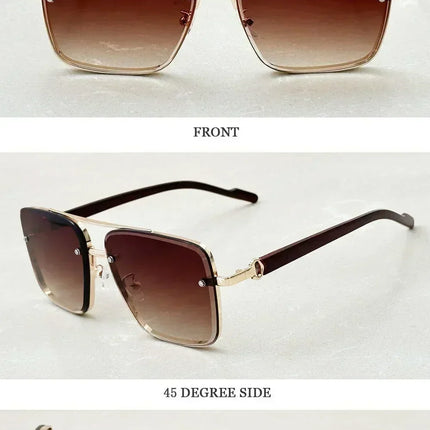 New Square Sunglasses For Men Vintage Outdoor Sunglasses Oculos Designer Wooden Glasses Sunscreen Sun Lentes Dropshipping Gafas