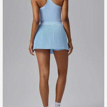 Floral Discount Sports Skirt for Women Quick-drying Badminton Tennis Trousers Skirt Fitness Half-body Pleated Skirt Shorts