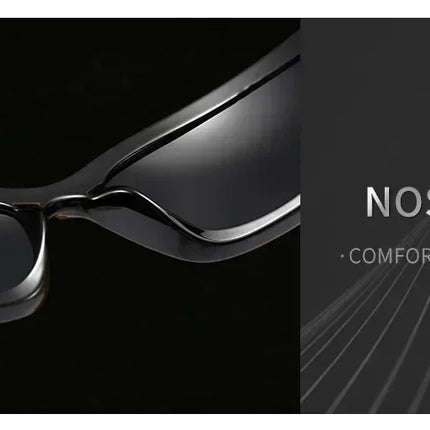 Unique Y2K Designer Luxury Sunglasses Women Rectangle Big Frame Sun Glasses For Men Outdoor UV Protection Classic 2000S Black Sh