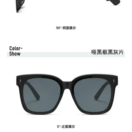 Fashion Square Polarized Sunglasses Cover Over Myopia Prescription Glasses Portable Men Women Vintage Fishing Driving Eyewear ﻿