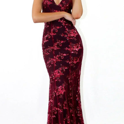 Women Dresses Sleeveless V Neck Pullover Sequins Party Dress Vestidos Formal Floor Length Sexy Wrap Breast Backless Slim