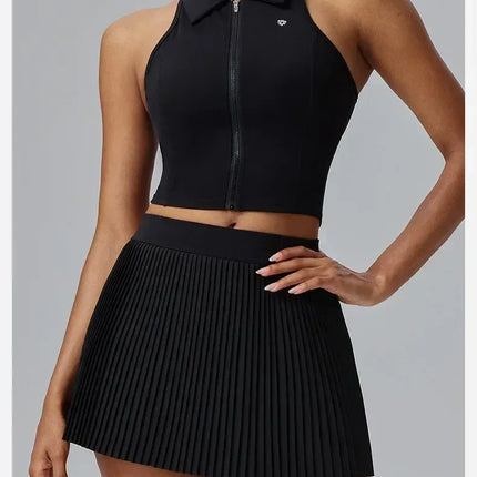 Floral Discount Sports Skirt for Women Quick-drying Badminton Tennis Trousers Skirt Fitness Half-body Pleated Skirt Shorts
