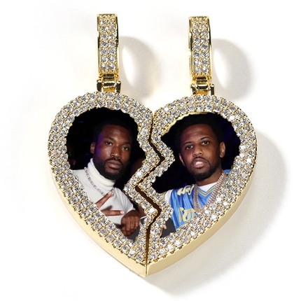 Broken Heart Photo 2 Pictures Pendant