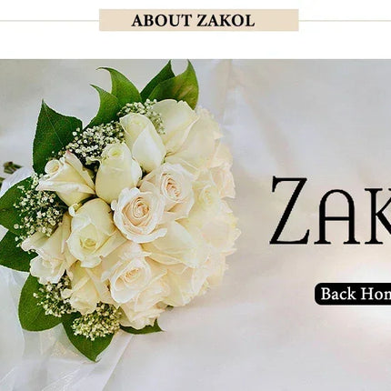 ZAKOL Classic Water Drop Cubic Zircon Bridal Dangle Earrings for Women Girl Trendy CZ Crystal Wedding Engagement Jewelry