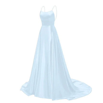 Navy Blue Bridesmaid Dress For Weddings Woman Guest 2024 Sexy Spaghetti Straps Split Prom Party Gowns Long Maid Of Dresses