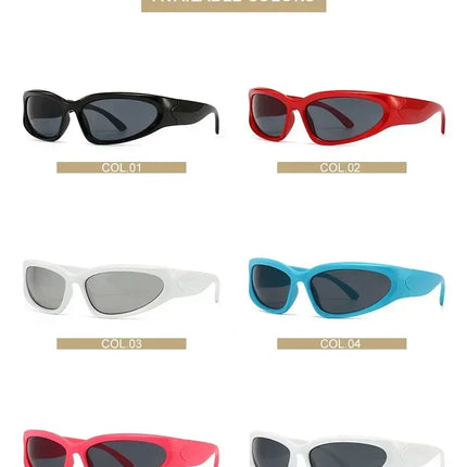 Unique Y2K Designer Luxury Sunglasses Women Rectangle Big Frame Sun Glasses For Men Outdoor UV Protection Classic 2000S Black Sh
