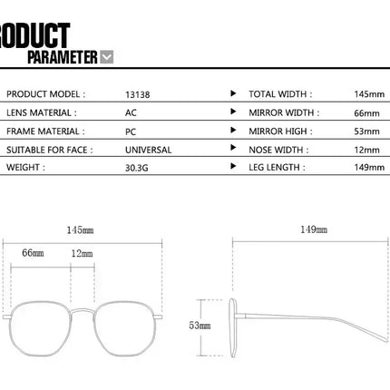 DOHOHDO 2025 Fashion Square Sunglasses Women New Retro Black Brown Thick Frame Pilot Sun Glasses Woman Chic Polygon Shades UV400