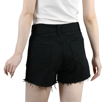 3pcs Women's High Waist Denim Shorts 2025 Summer Black Blue White Hot Pants Ripped Jeans Shorts Woman Short Trousers Streetwear