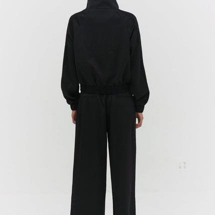 LEISEU TRACK PANTS IN BLACK