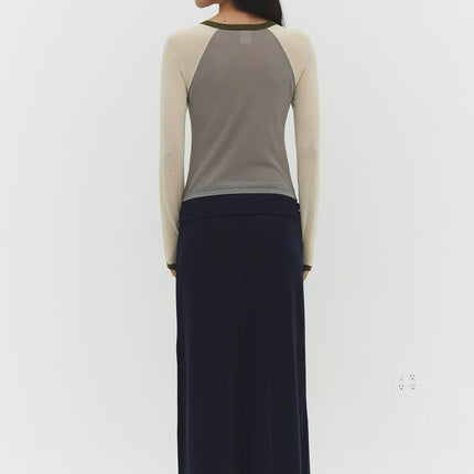 MIRINAE RAGLAN TOP IN MATCHA MEL