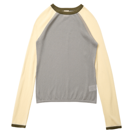 MIRINAE RAGLAN TOP IN MATCHA MEL