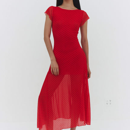 VALENTINA DRESS IN RED