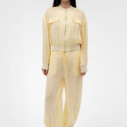 FABIO VOILE JACKET IN BUTTER