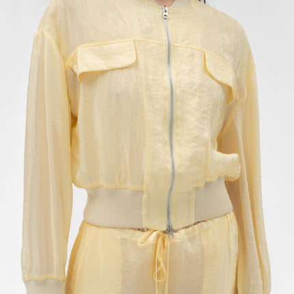 FABIO VOILE JACKET IN BUTTER