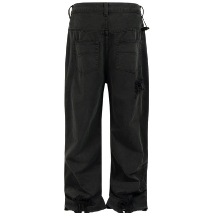NOIR DESTROYED WORK PANTS