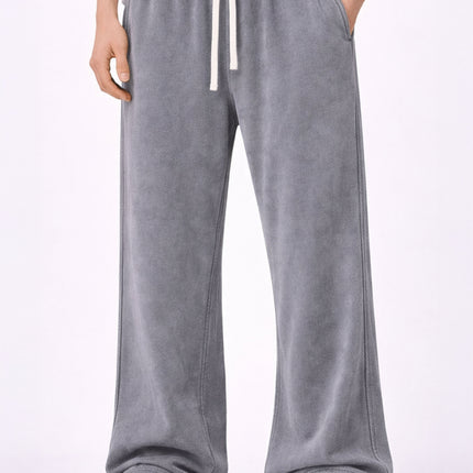 SLATE OVER-DYE SWEATPANTS