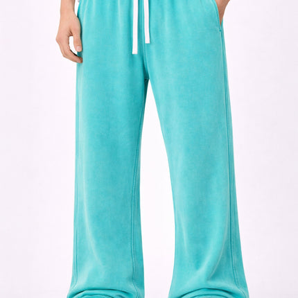 AQUA OVER-DYE SWEATPANTS