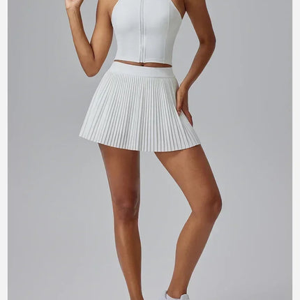 Floral Discount Sports Skirt for Women Quick-drying Badminton Tennis Trousers Skirt Fitness Half-body Pleated Skirt Shorts