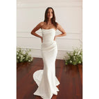 White / Floor Length / Custom size