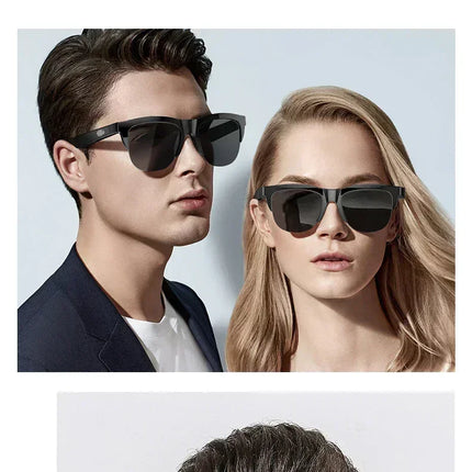 Smart Bluetooth Glasses Wireless Earphones Touch Mold Headset Bone Conduction Music Wireless Headset UV Proof Sunglasses