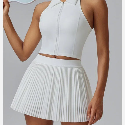 Floral Discount Sports Skirt for Women Quick-drying Badminton Tennis Trousers Skirt Fitness Half-body Pleated Skirt Shorts