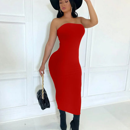 Sexy Chest Wrap Beach Dress | Sleeveless Maxi Summer Dress -femstylo