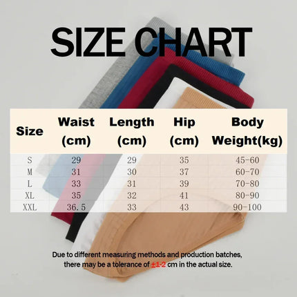 1pc Women's Cotton High Waist Panties – Vertical Stripe Plus Size Underwear Breathable Solid Lingerie Shorts Simple Lady Briefs