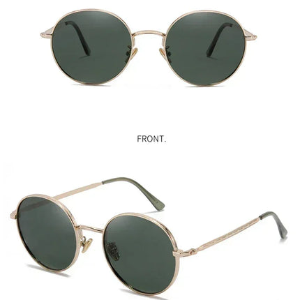 Steampunk Round Polarized Sunglasses With Prescription Women Men UV400 Anti-glare Myopia Sun Glasses Power 0 -0.5 -0.75 To -6.0