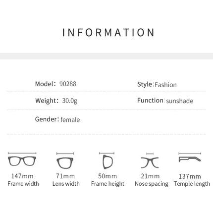 Sunglasses Integrated Frame High-end Frameless New Sunglasses Metal Polygonal Fashion Glasses 90288
