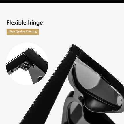 Classic Black Vintage Cat Eye Sunglasses Women Brand Designer Simplicity Elegant Small Frame Sun Glasses Men Trend Eyewear UV400