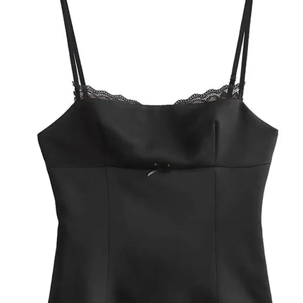 Leopard Print Sling Women Sexy Tube Top Sleeveless Backless Lace Slim Tanks Tops