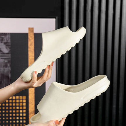 Women Men Sandals Casual Beach Shoes Soft Bottom Slides Thick Platform EVA Anti-Slip Slipper