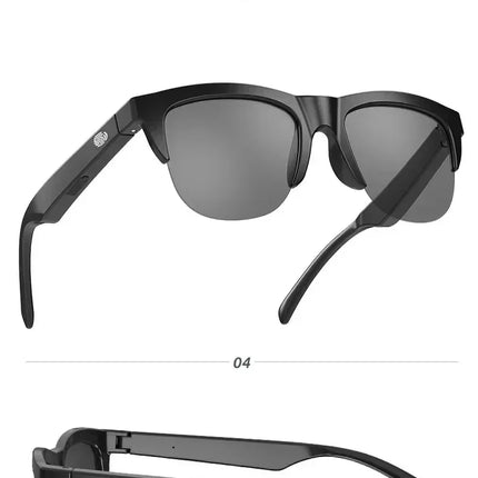 Smart Bluetooth Glasses Wireless Earphones Touch Mold Headset Bone Conduction Music Wireless Headset UV Proof Sunglasses