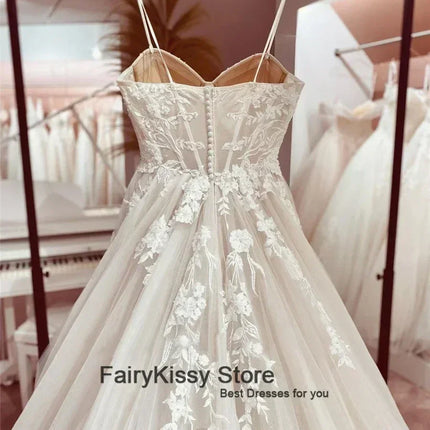 Sexy See-Through Wedding Dress - Exposed Boning Backless Gown | Femstylo