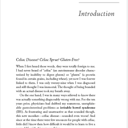 The First Year: Celiac Disease and Living Gluten Free (Print Version)