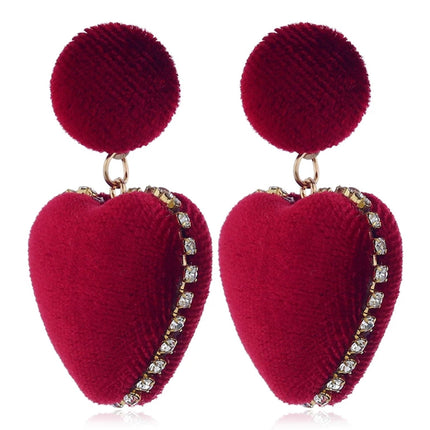 Modern Heart Earrings