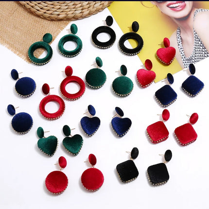 Modern Heart Earrings