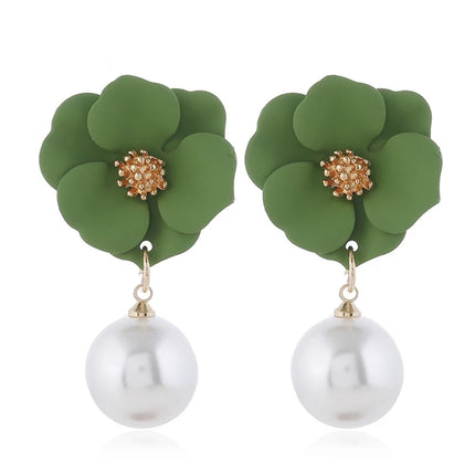 Flower Shaped Stud Earrings