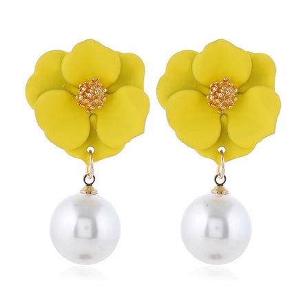 Flower Shaped Stud Earrings