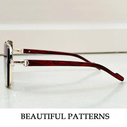 New Square Sunglasses For Men Vintage Outdoor Sunglasses Oculos Designer Wooden Glasses Sunscreen Sun Lentes Dropshipping Gafas