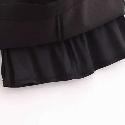 TFMLN Autumn New Women Dress 2024 Slim Chic Sleeveless Dress Bow Casual  Mini Frock Female Fashion Elegant Short Party Dress