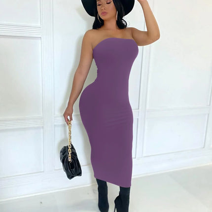 Sexy Chest Wrap Beach Dress | Sleeveless Maxi Summer Dress -femstylo