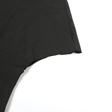 Nibber o-Neck Sexy Backless Mini Dress Women Y2K Solid Trend Style Half Sleeve Spicy Girls Street Midnight Fashion Slim Outfits