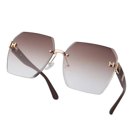 2025 New Fashion Sunglasses Luxury Brand Designer Women Men Retro Square Big Frame Eyewear Uv400 Outdoors Glasses Box Packaging
