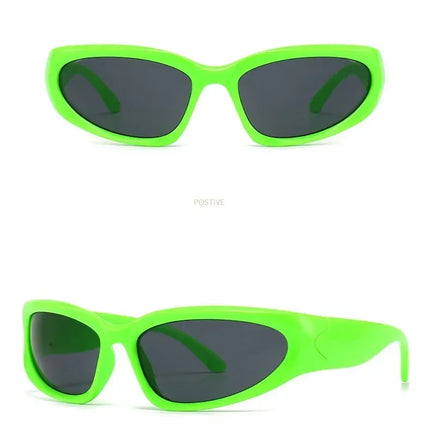 Unique Y2K Designer Luxury Sunglasses Women Rectangle Big Frame Sun Glasses For Men Outdoor UV Protection Classic 2000S Black Sh