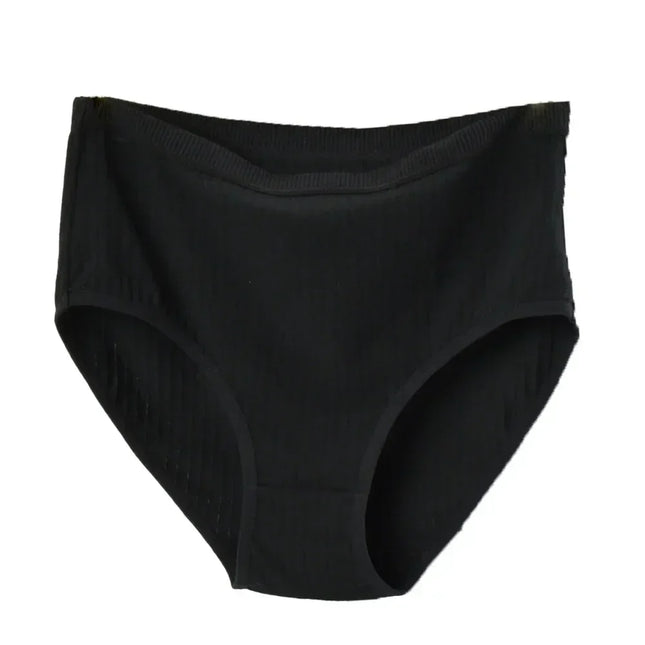 Soft High Waist Cotton Panties Underwear For Women Breathable Plus Size Woman Briefs Female Lingerie Underpants Panty Striped