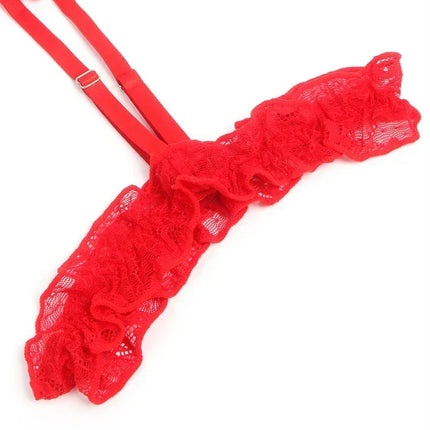 Comeondear Suspenders Women Teddy Leotard Sexy Plus Size Rompers Lingerie Underwire Lace Garter Bodysuits Slim Jumpsuit Pajamas