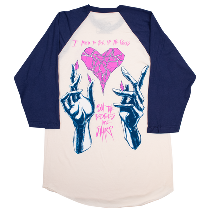 Sharp Edges 3/4 Sleeve T-Shirt